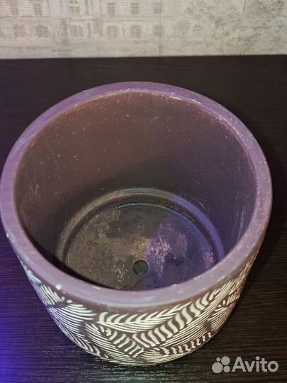 Кашпо керамическое