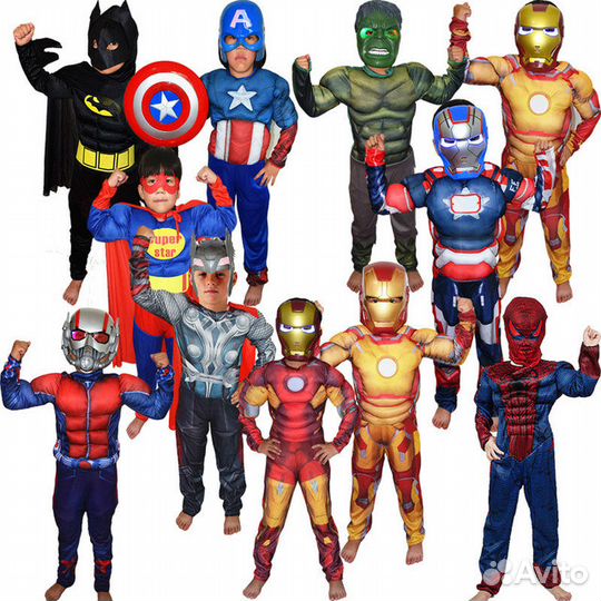Костюмы Супергероев Новые разные