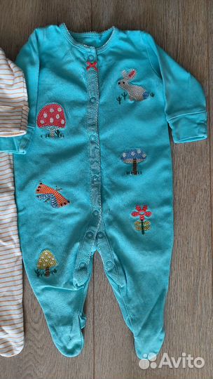 Пакет фирменных вещей от 0 до3 месяцев Next,George