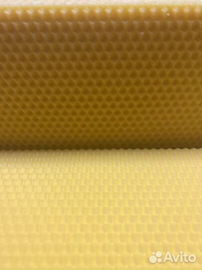 Вощина для пчел натуральная из забруса