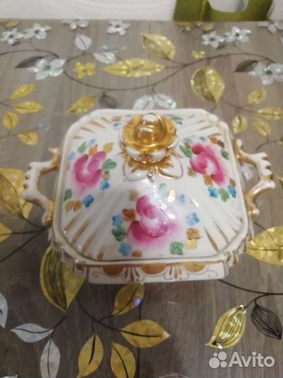 Тарелки ссср, конфетница Гжель, вазы Хрусталь