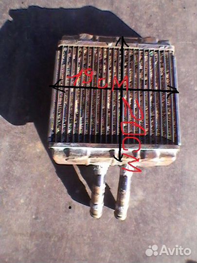 Радиатор медный