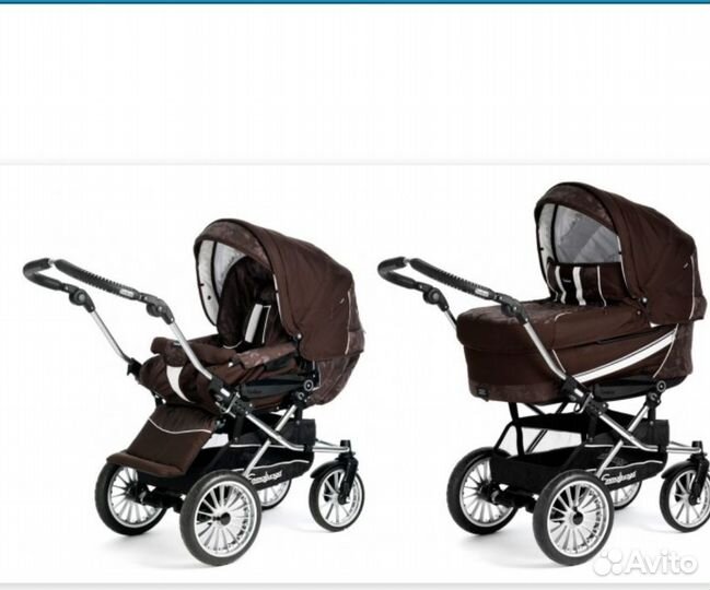 Прогулочная коляска 2 в 1