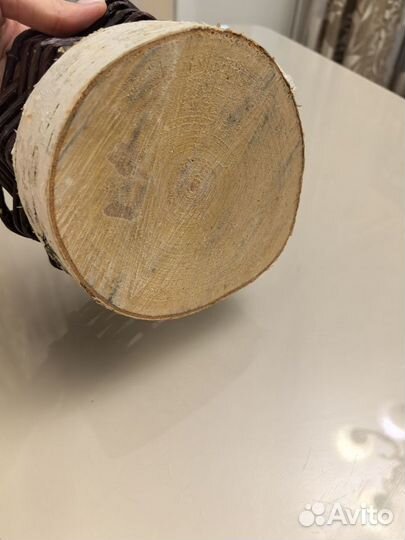 Корзинка деревянная декоративная