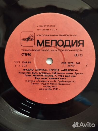 Виниловые пластинки