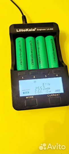 Аккумуляторы Li ion 18650/25P EVE INR 2500 mAh 12C