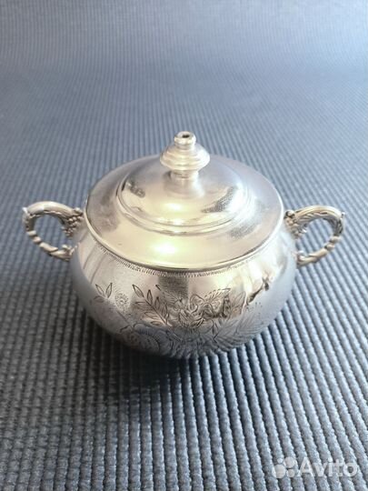 Серебряная сахарница СССР 1950 г.,раритет