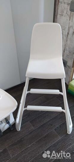 Детский стульчик с вкладкой для кормления IKEA