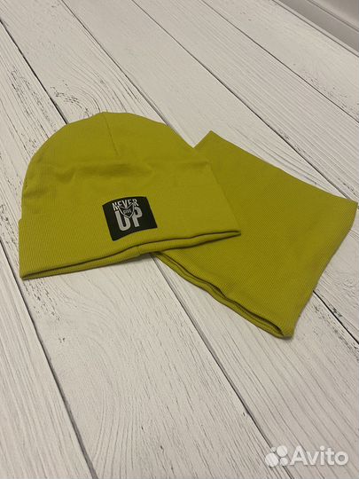 Шапка и снуд детская на осень