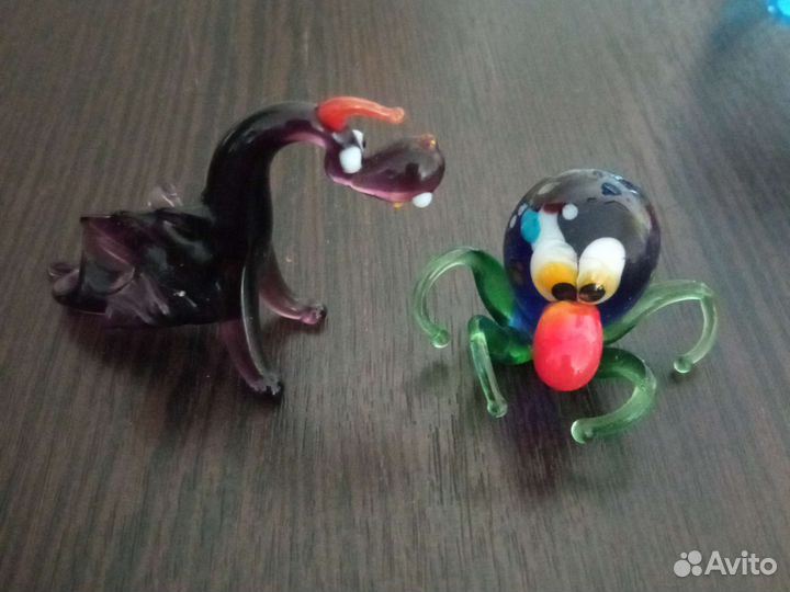 Стеклянные фигурки