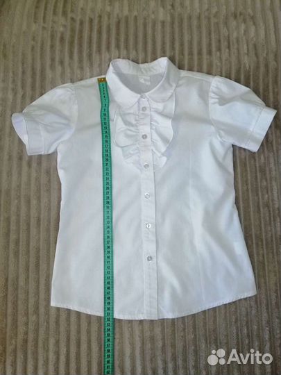 Блузка белая для девочек
