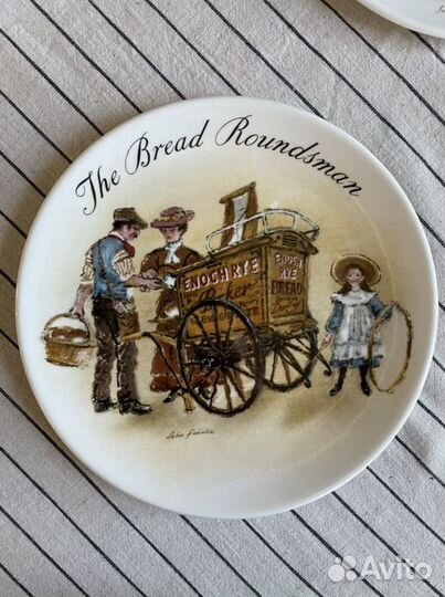 Настенная винтажная тарелка wedgwood