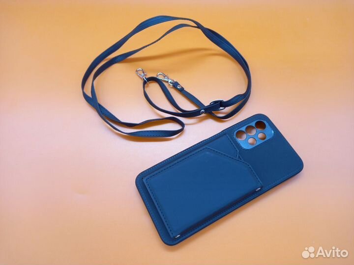 34455 Чехол-кошелек с ремешком для Samsung Galaxy