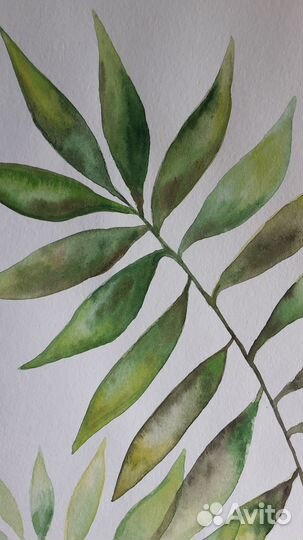 Картина акварель А4