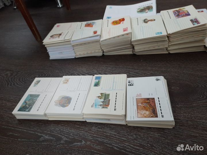 Почтовые конверты и карточки времен СССР и России