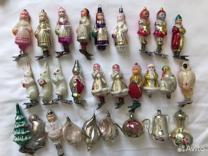 Елочные игрушки СССР