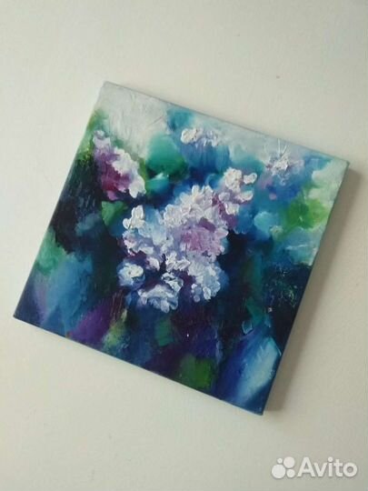 Картина маслом на холсте цветы