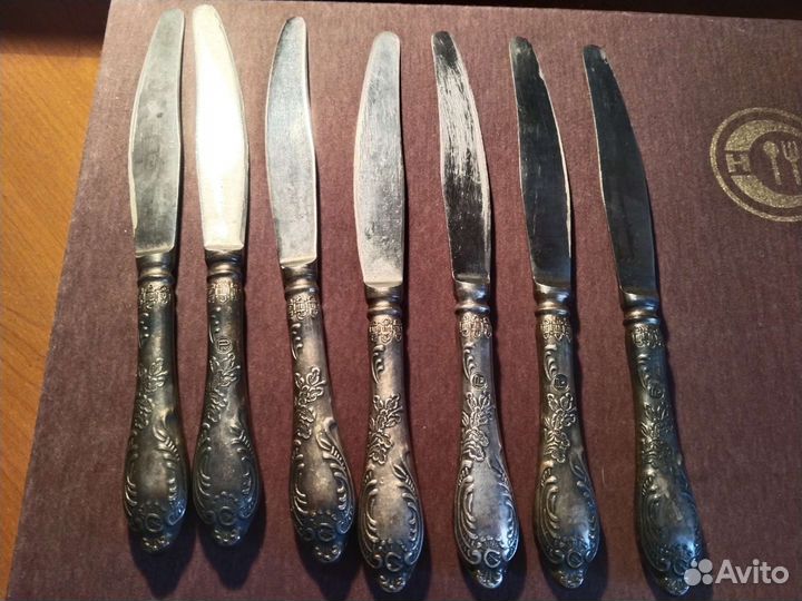 Мельхиор ложки вилки ножи СССР