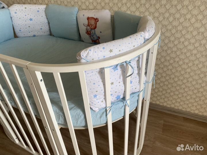 Детская кроватка трансформер 8 в 1