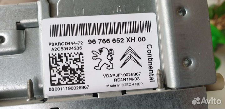 Штатная магнитола peugeot 308 /408