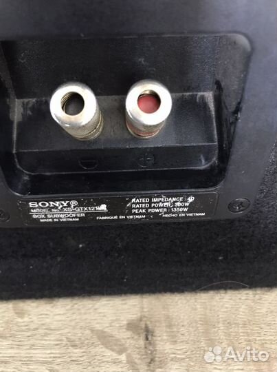 Сабвуфер sony xplod 1350w