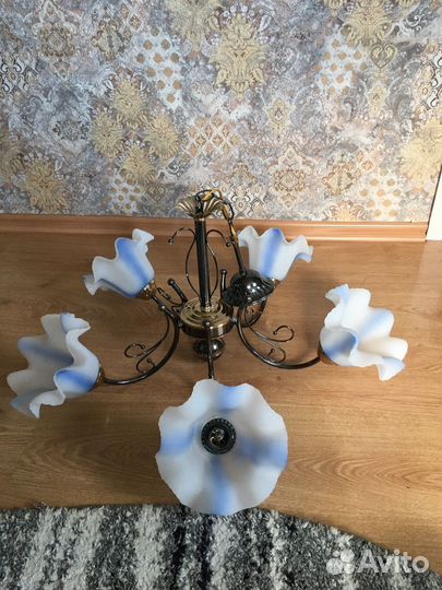 Люстра потолочная бу