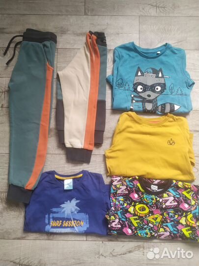 Детские вещи пакетом для мальчика 110 116, 5 - 6 л