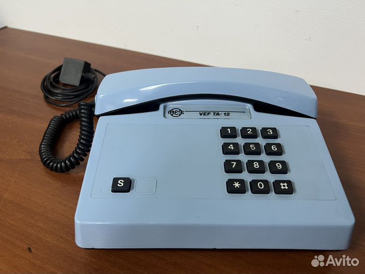 Раритетный телефон стационарный СССР VEF TA-12