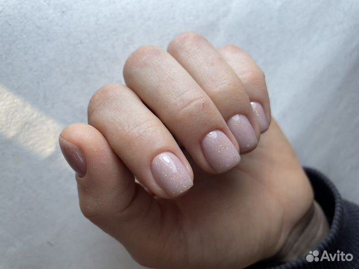 Маникюр аппаратный с покрытием