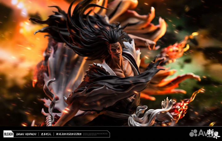 Статуя Kenpachi Zaraki - Bleach от Duan Jie Studio