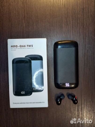 Беспроводные наушники + power bank