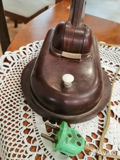 Старинный карболитовый светильник 40, 50х годов