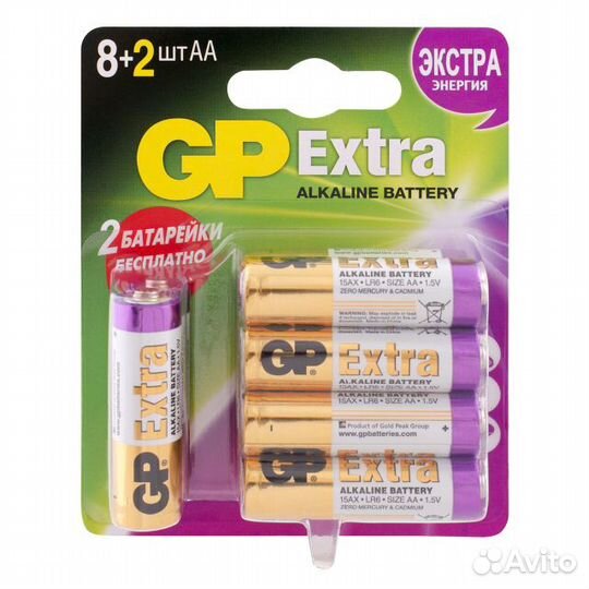 Батарейка GP аа алкалиновый 10шт