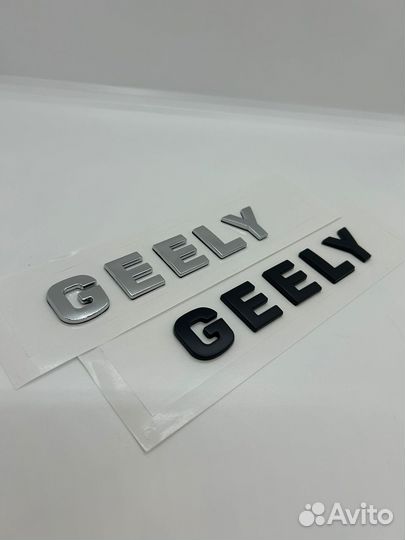 Надпись Эмблема Шильдик geely