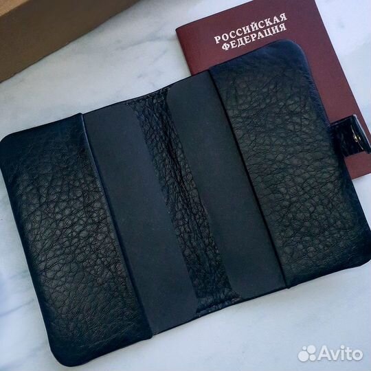 Подарочный набор-Обложка на паспорт, свеча, подста