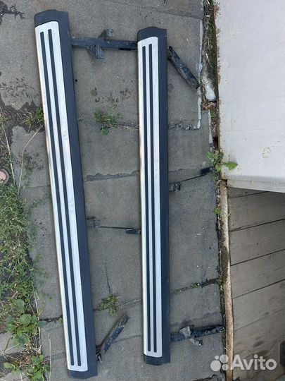 Пороги-подножки на Volkswagen Tiguan