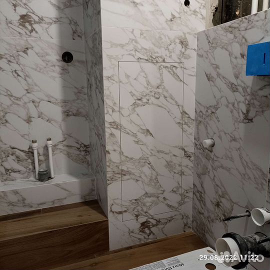 Нарезка плитки, керамогранита, запил 45 градусов