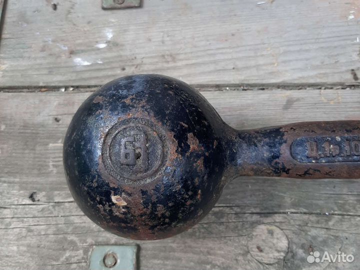 Гантели СССР 6 кг