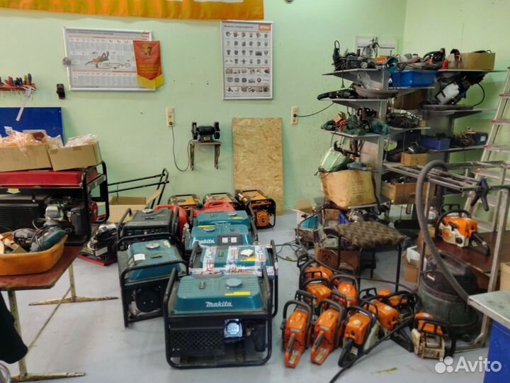 Ремонт газонокосилок и садовых тракторов