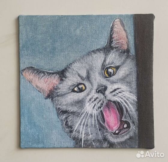 Холст на магните (10*10 см)