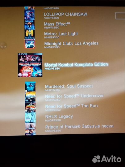 Sony PS3 прошитая + 38 игр