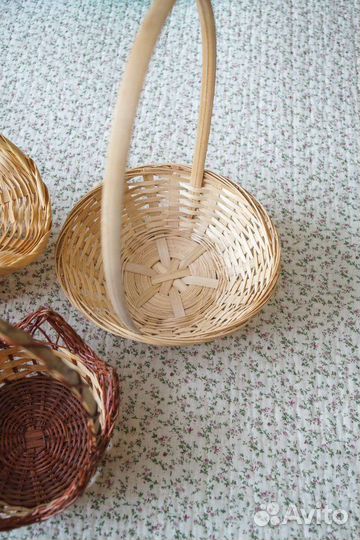 Корзины плетеные (цена за все)
