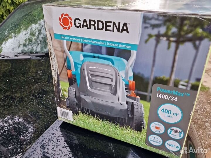 Газонокосилка электрическая Gardena PowerMax 34