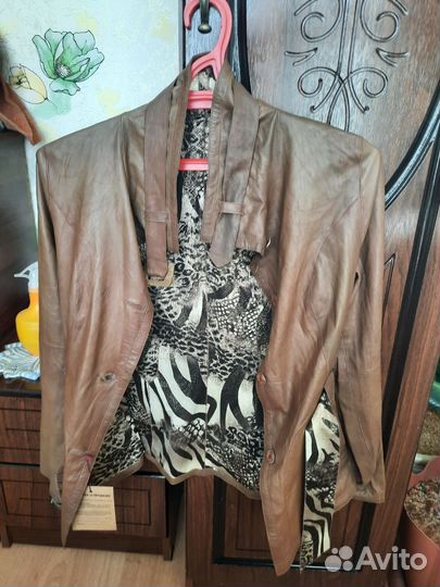 Куртка кожаная женская