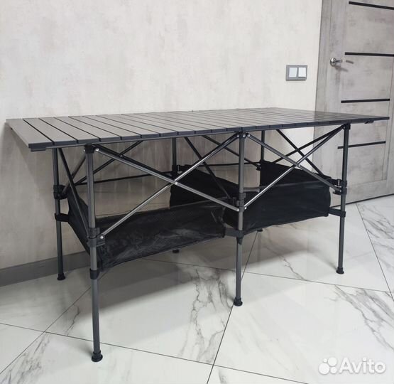 Стол реечный, складной, туристический 153*80