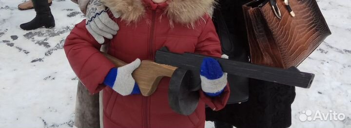 Деревянный автомат ппш