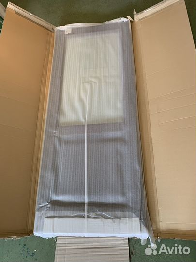 Дверное полотно массив со стеклом Италия