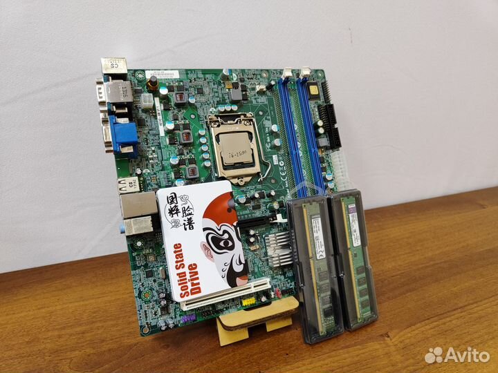 Материнская плата 1155+i5-2500+DDR3-8Gb+SSD