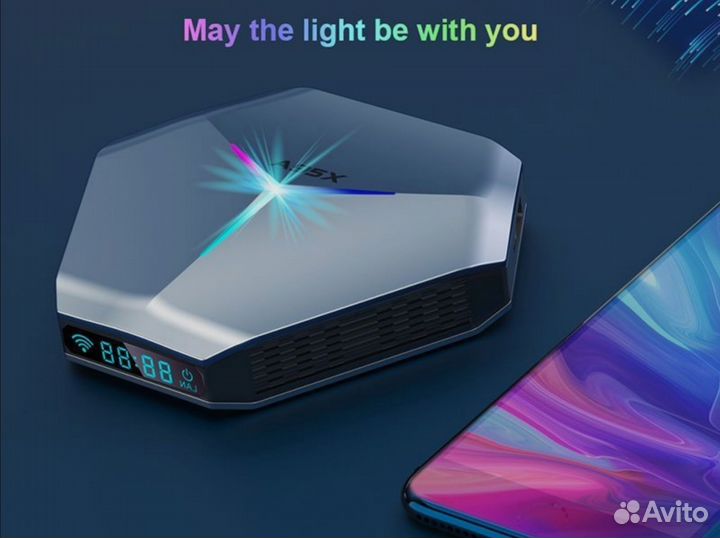 Тв приставка SMART TV прошитая A95X F4/Q Андроид