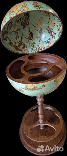 Глобус бар напольный, высота 102см, сфера 40 см